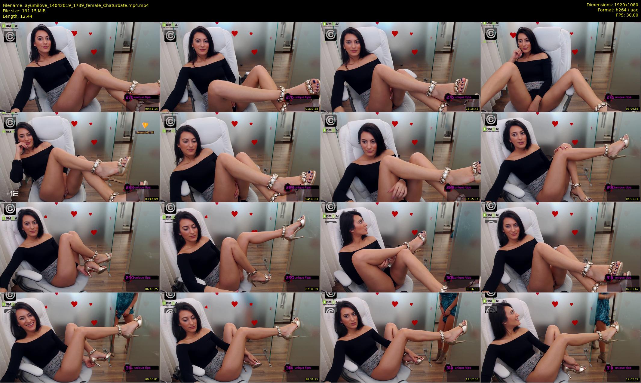 ayumilove — 13 minute Chaturbate female cam show recording, 1080p, Apr 14, 2019