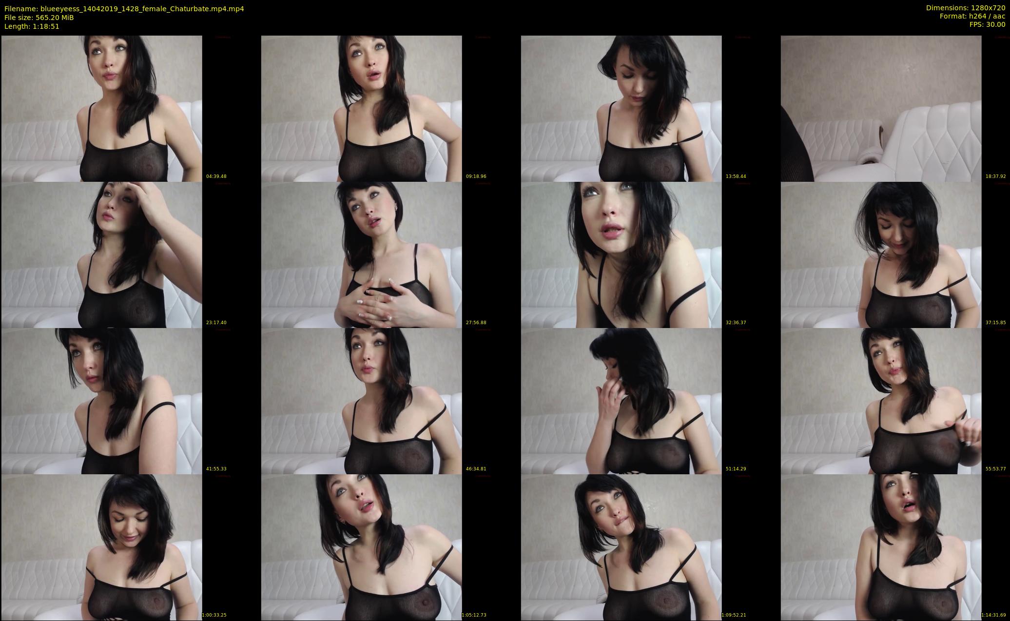 blueeyeess — 79 minute Chaturbate female cam show recording, 720p, Apr 14, 2019