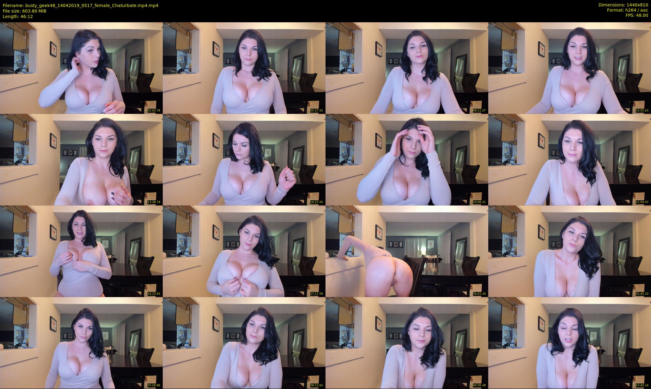 busty_geek48 — 47 minute Chaturbate female cam show recording, 720p, Apr 14, 2019