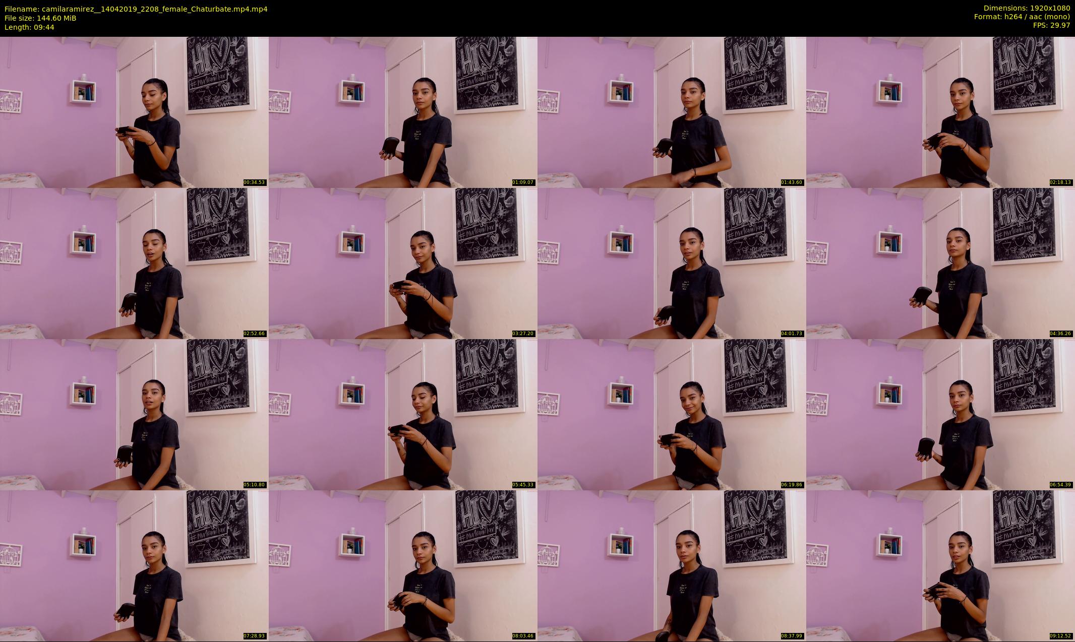 camilaramirez_ — 10 minute Chaturbate female cam show recording, 1080p, Apr 14, 2019