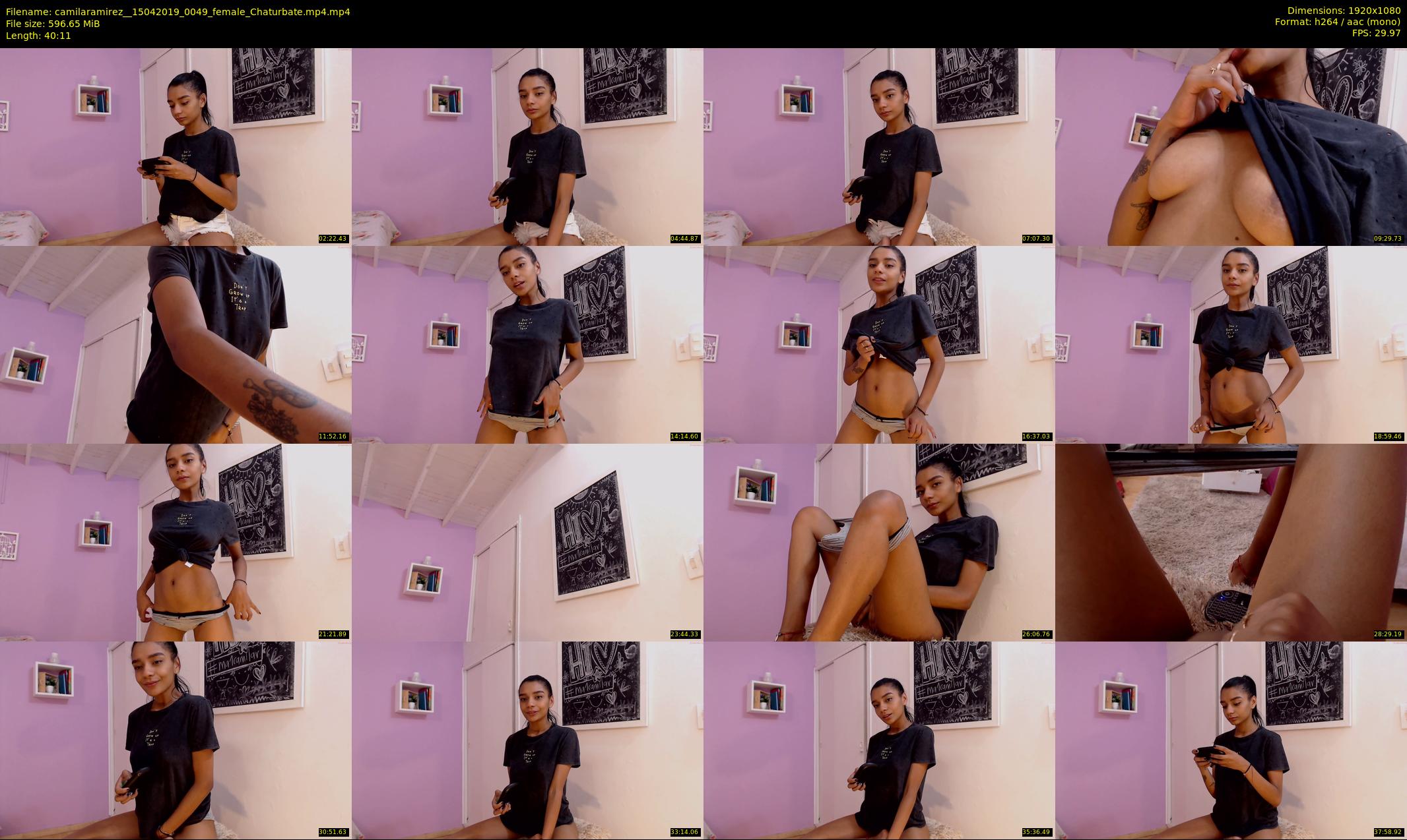 camilaramirez_ — 41 minute Chaturbate female cam show recording, 1080p, Apr 15, 2019