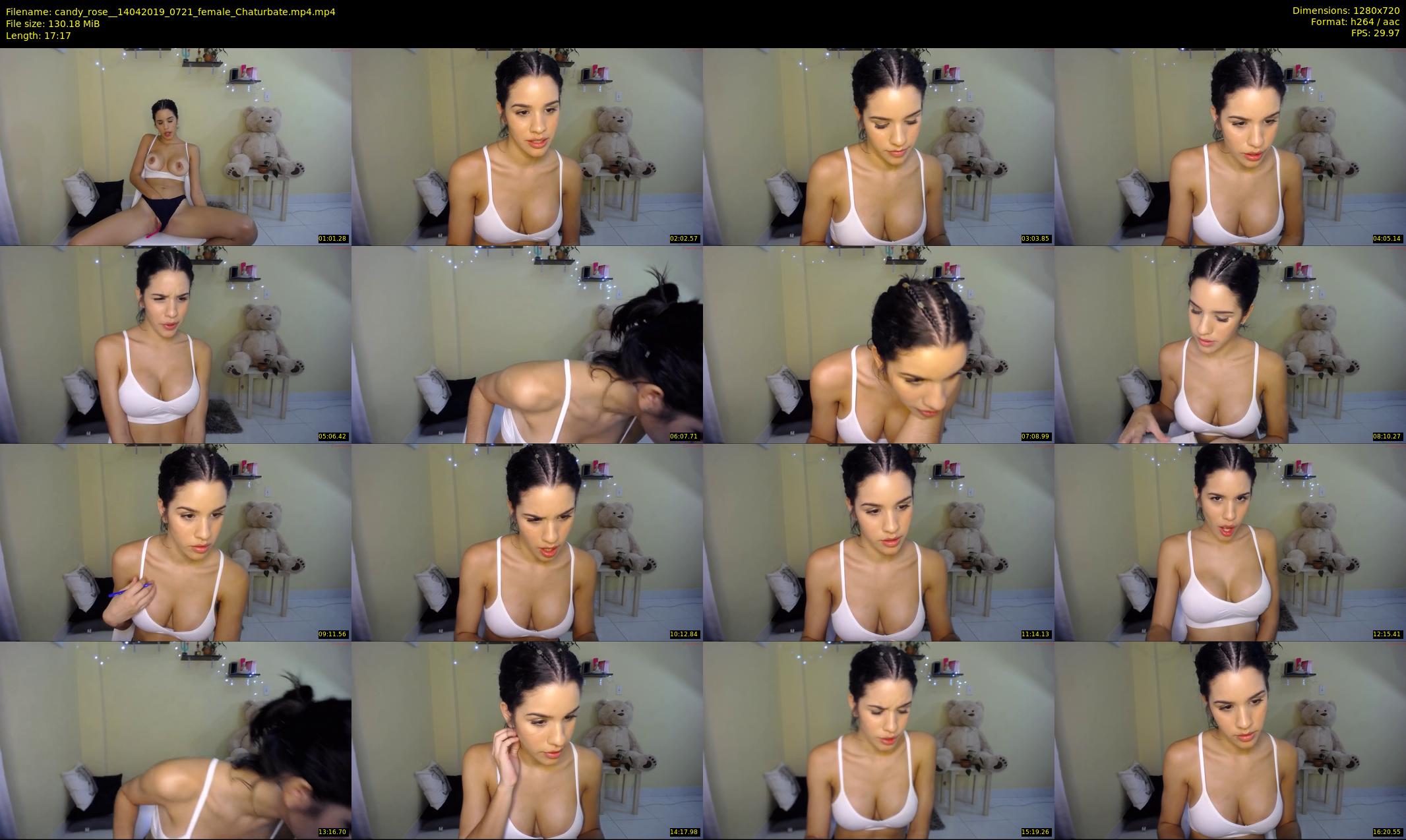 candy_rose_ — 18 minute Chaturbate female cam show recording, 720p, Apr 14, 2019