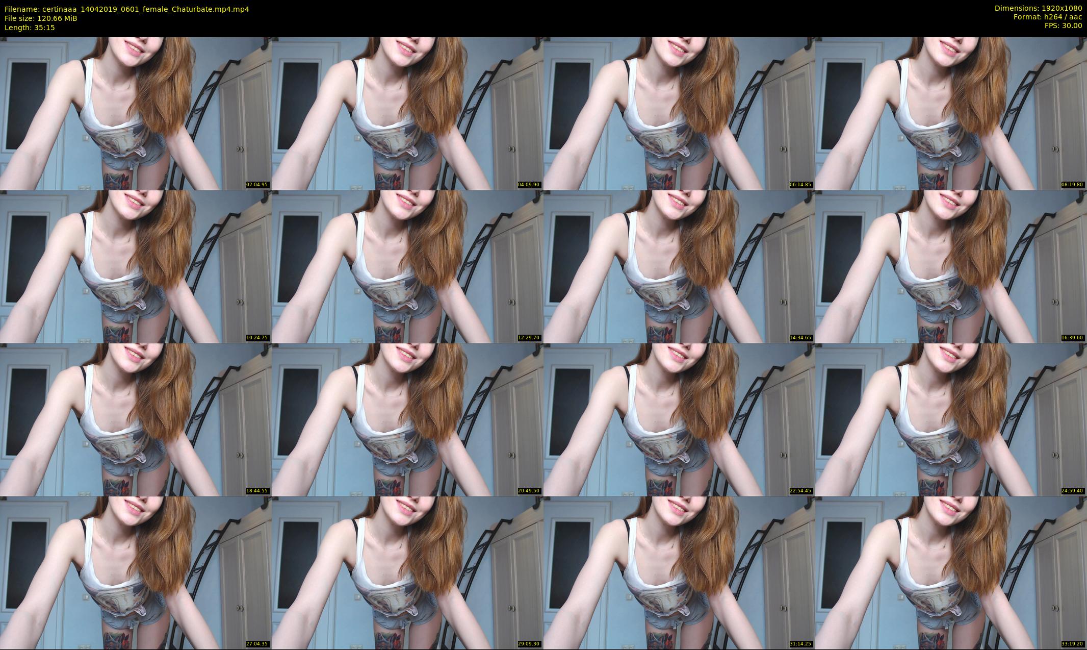certinaaa — 36 minute Chaturbate female cam show recording, 1080p, Apr 14, 2019