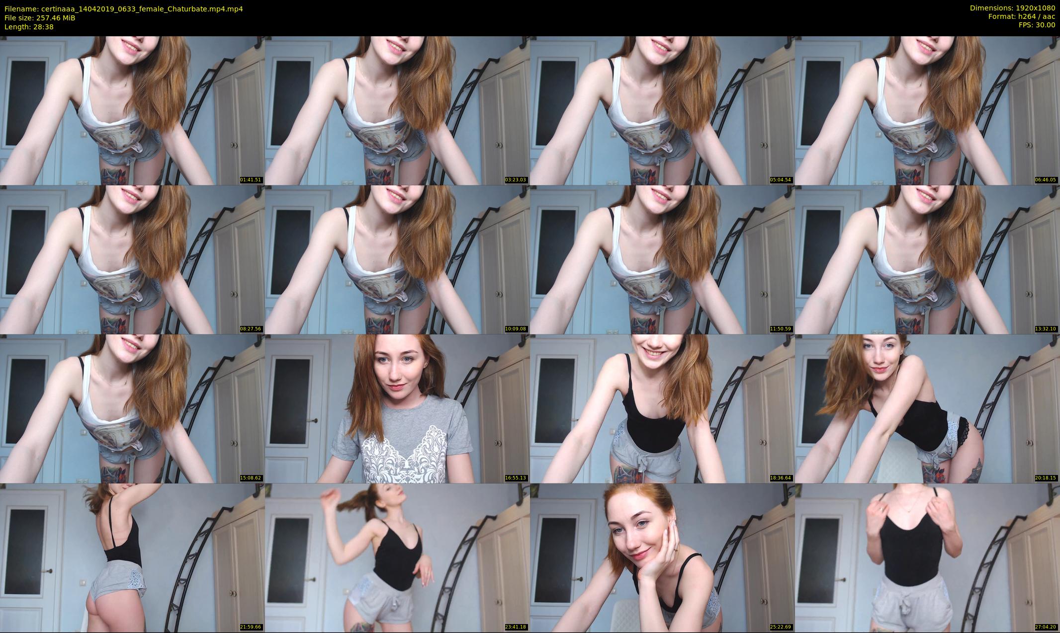 certinaaa — 29 minute Chaturbate female cam show recording, 1080p, Apr 14, 2019