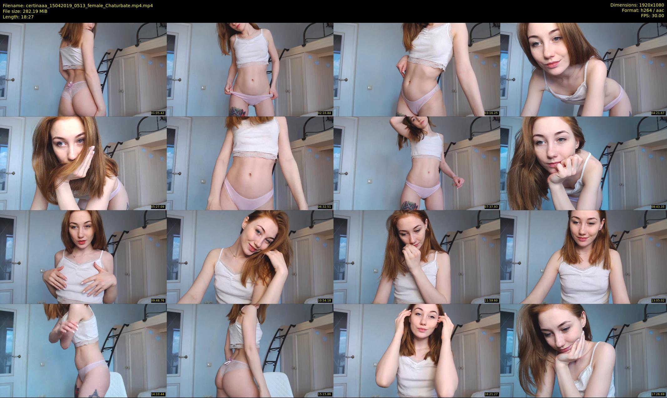 certinaaa — 19 minute Chaturbate female cam show recording, 1080p, Apr 15, 2019