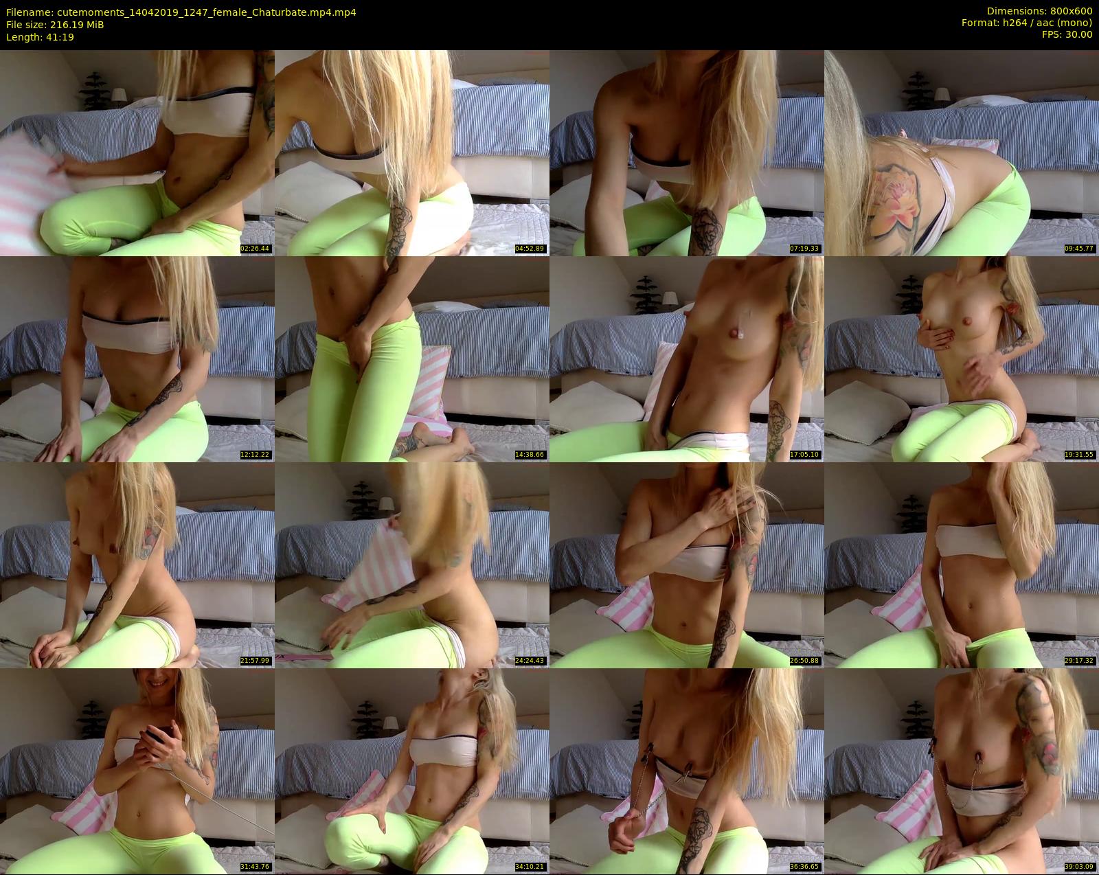 cutemoments — 42 minute Chaturbate female cam show recording, 480p, Apr 14, 2019