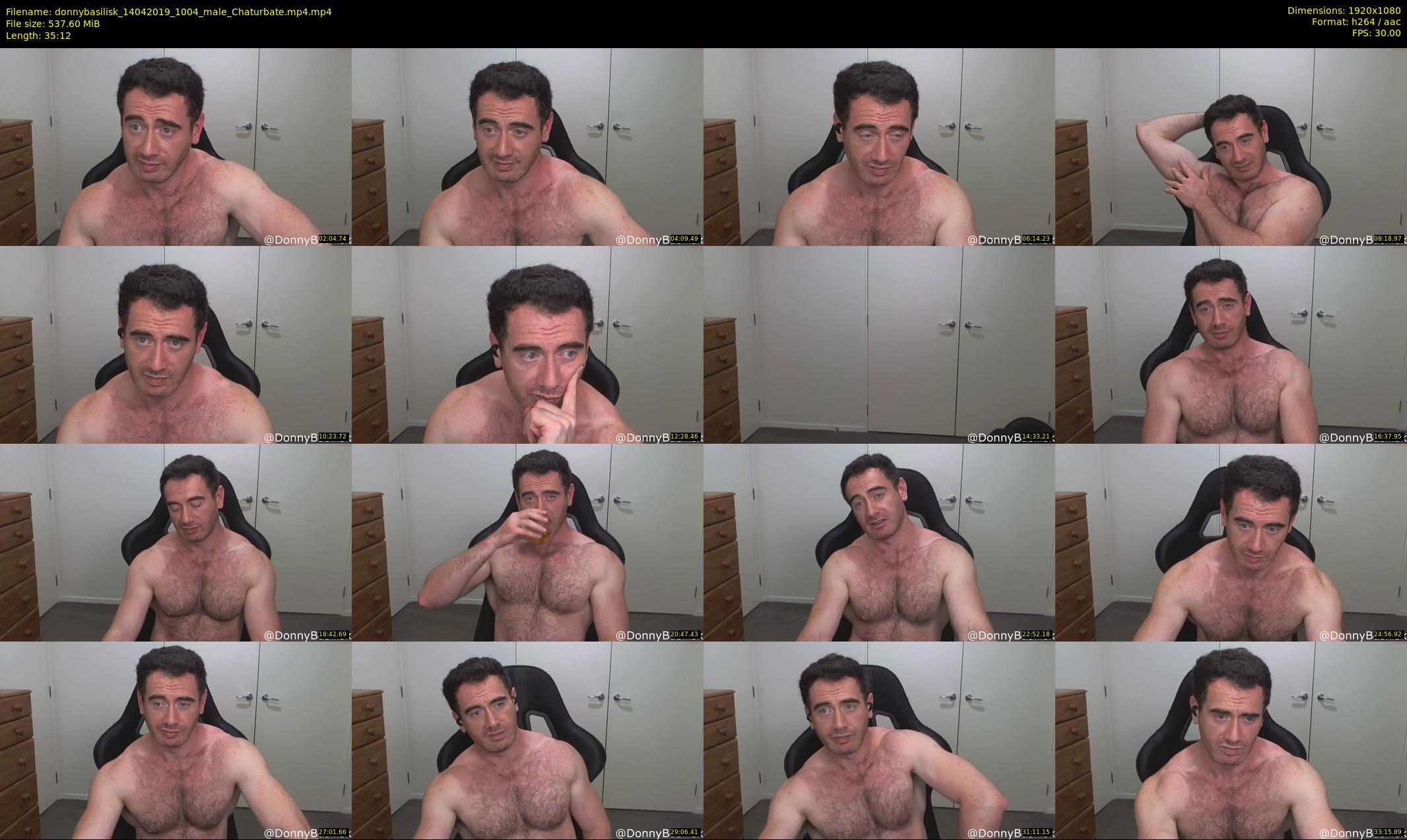 donnybasilisk — 36 minute Chaturbate male cam show recording, 1080p, Apr 14, 2019