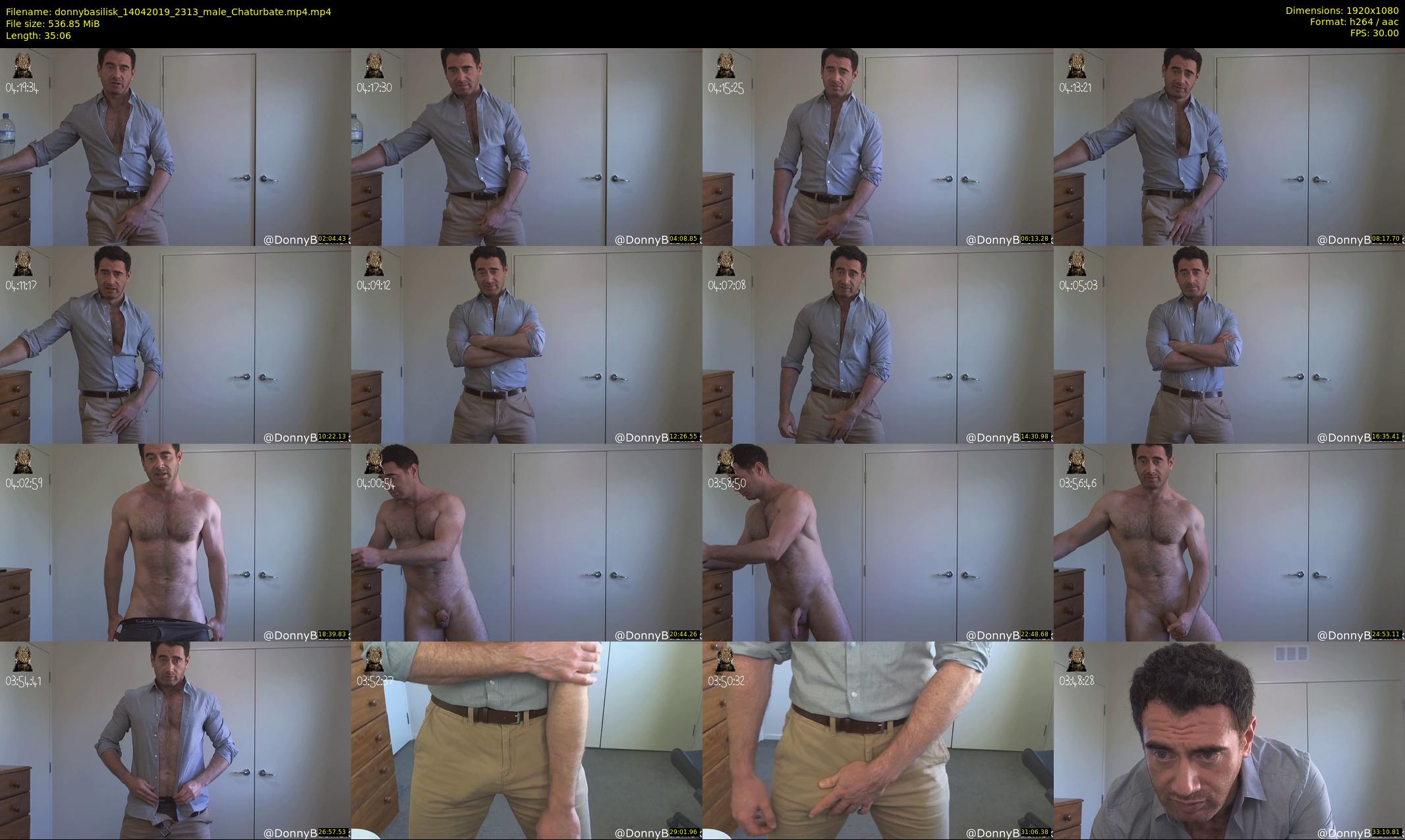 donnybasilisk — 36 minute Chaturbate male cam show recording, 1080p, Apr 14, 2019