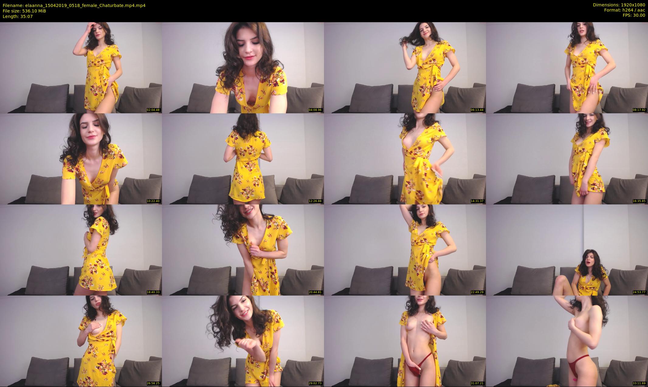 elaanna — 36 minute Chaturbate female cam show recording, 1080p, Apr 15, 2019