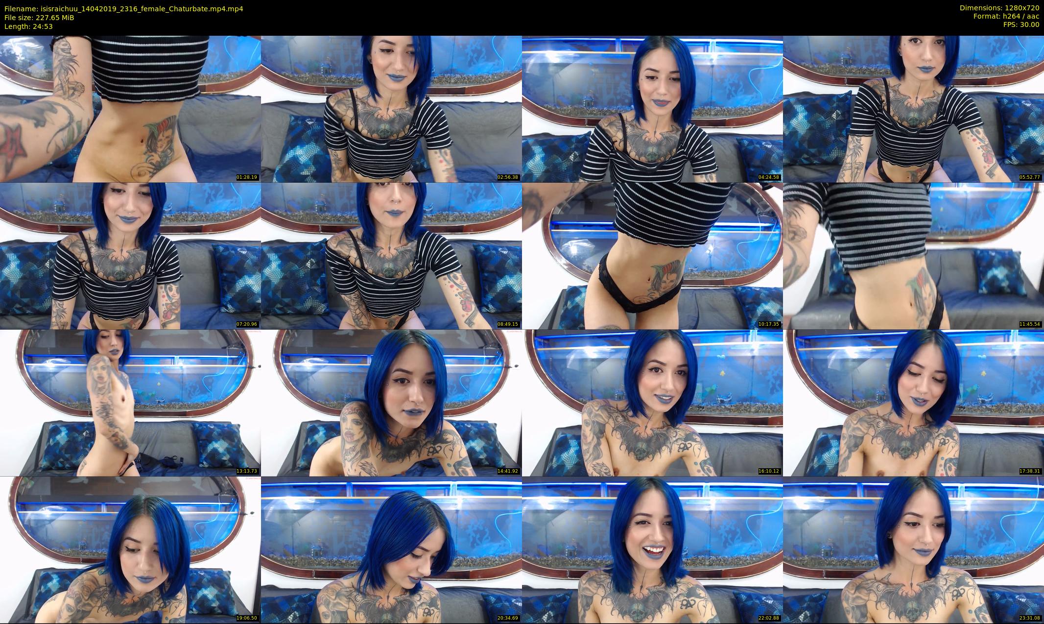 isisraichuu — 25 minute Chaturbate female cam show recording, 720p, Apr 14, 2019