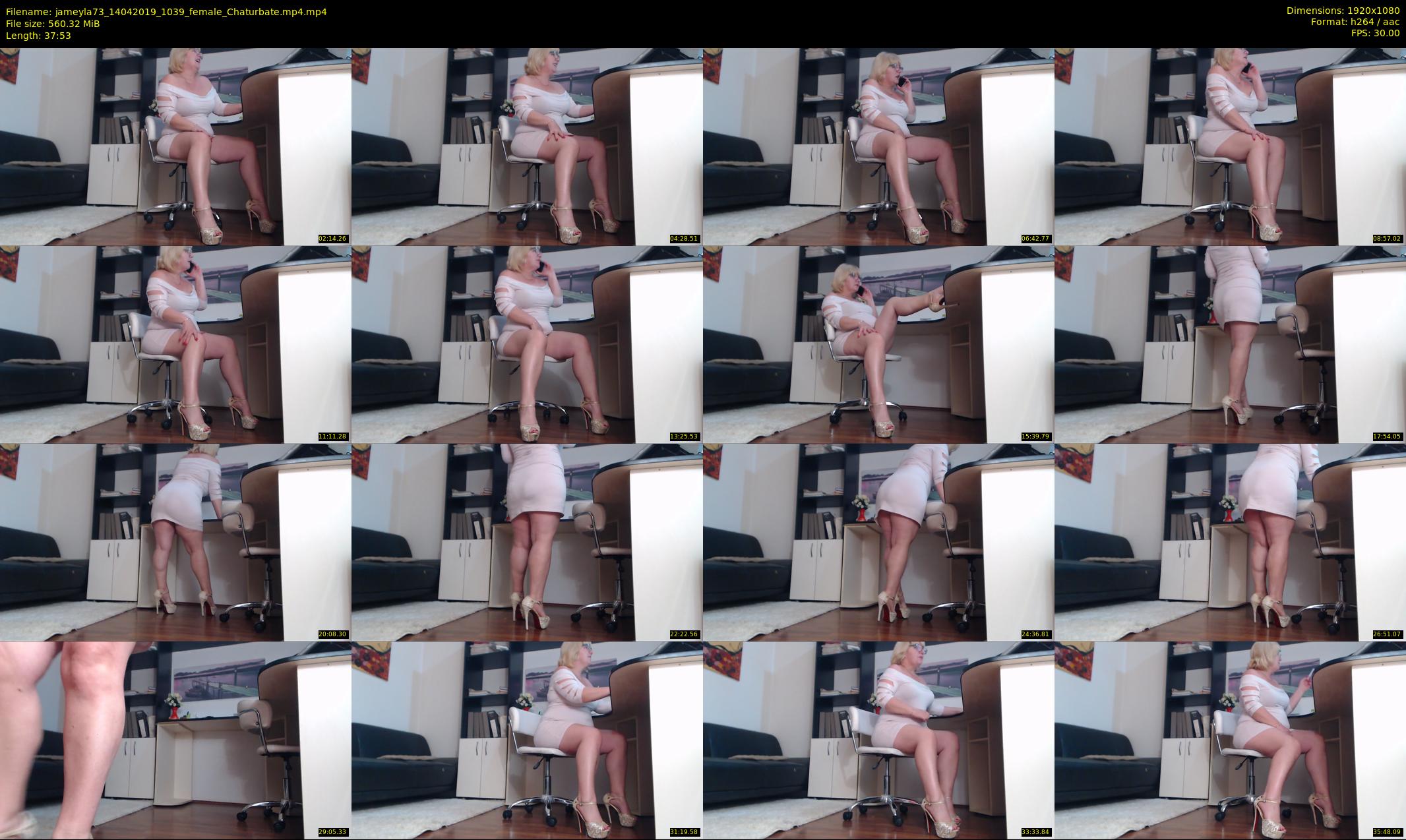 jameyla73 — 38 minute Chaturbate female cam show recording, 1080p, Apr 14, 2019