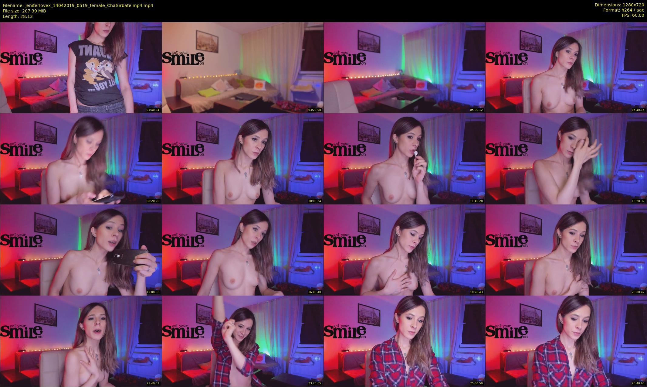 jeniferlovex — 29 minute Chaturbate female cam show recording, 720p, Apr 14, 2019