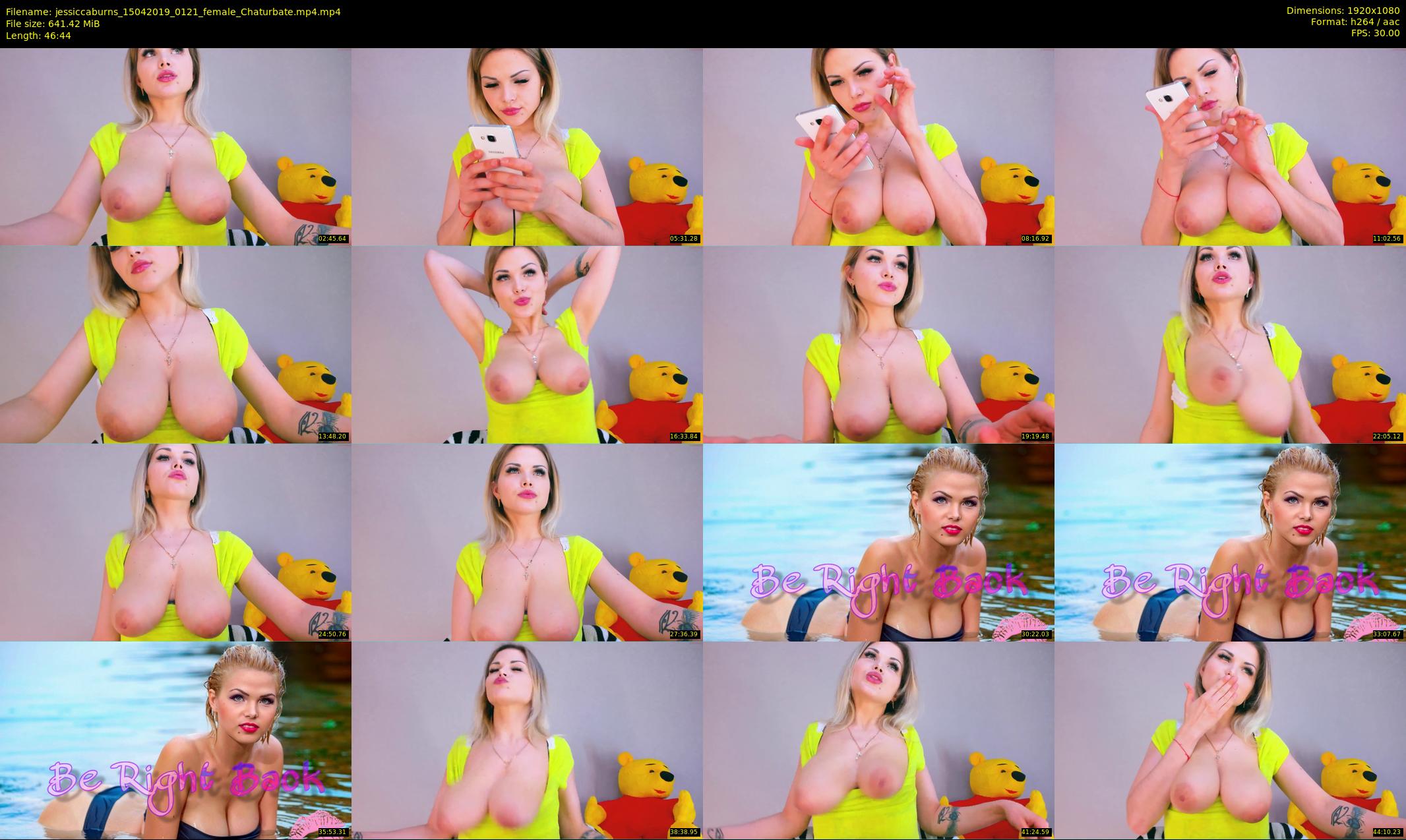 jessiccaburns — 47 minute Chaturbate female cam show recording, 1080p, Apr 15, 2019