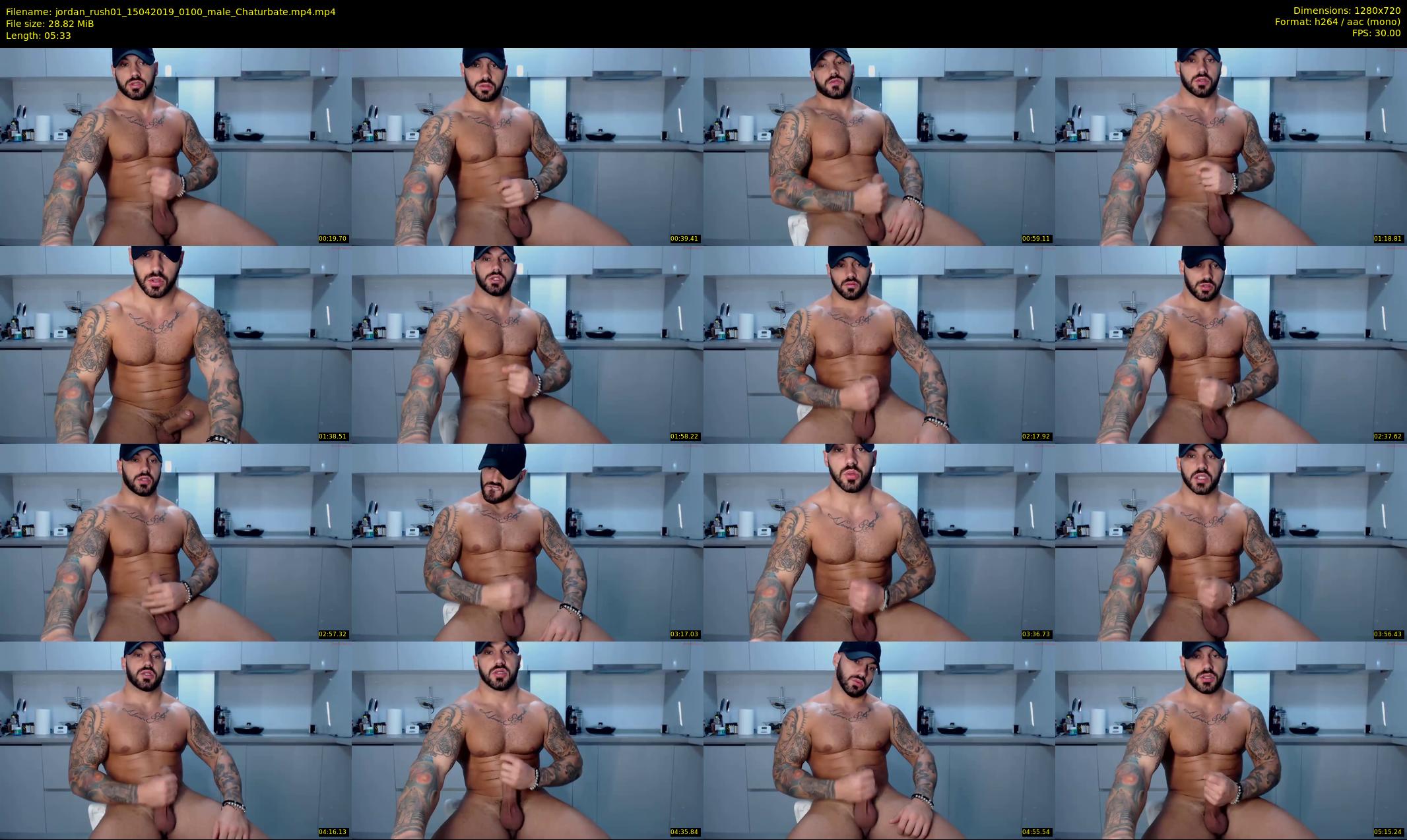 jordan_rush01 — 6 minute Chaturbate male cam show recording, 720p, Apr 15, 2019
