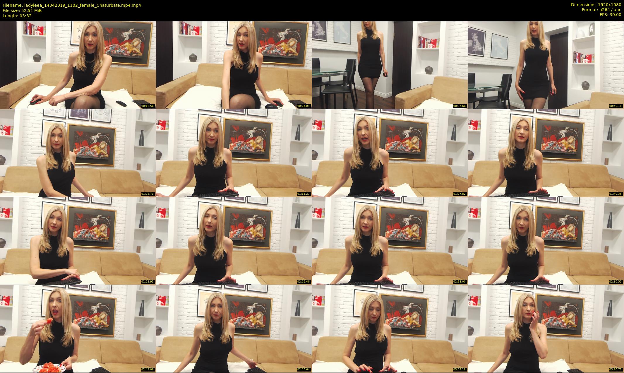 ladyleea — 4 minute Chaturbate female cam show recording, 1080p, Apr 14, 2019