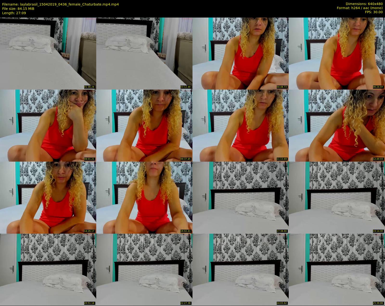 laylabrasil — 28 minute Chaturbate female cam show recording, 480p, Apr 15, 2019