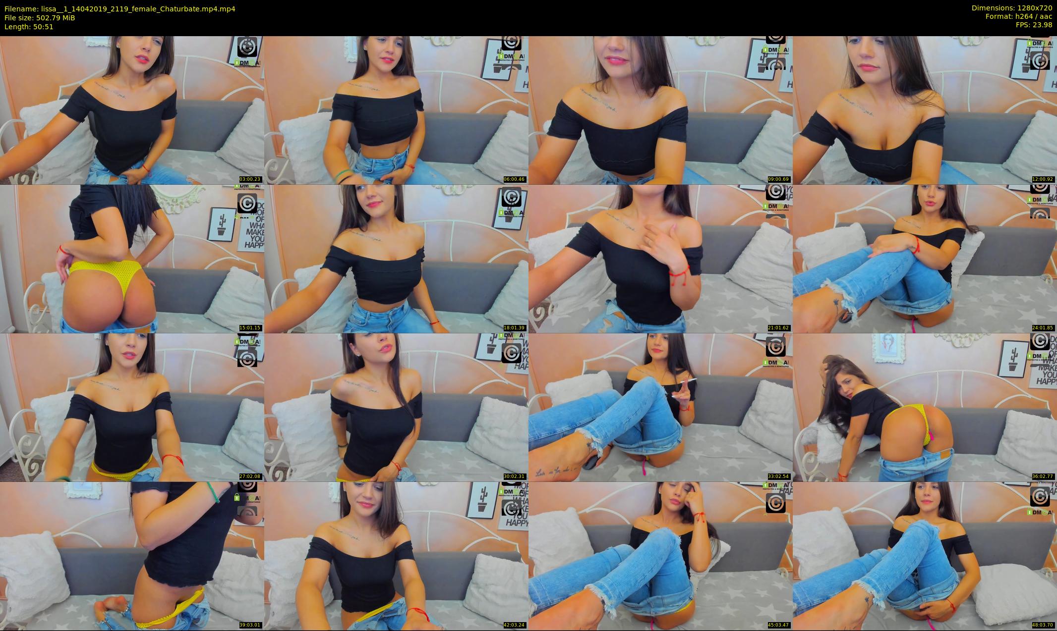 lissa__1 — 51 minute Chaturbate female cam show recording, 720p, Apr 14, 2019