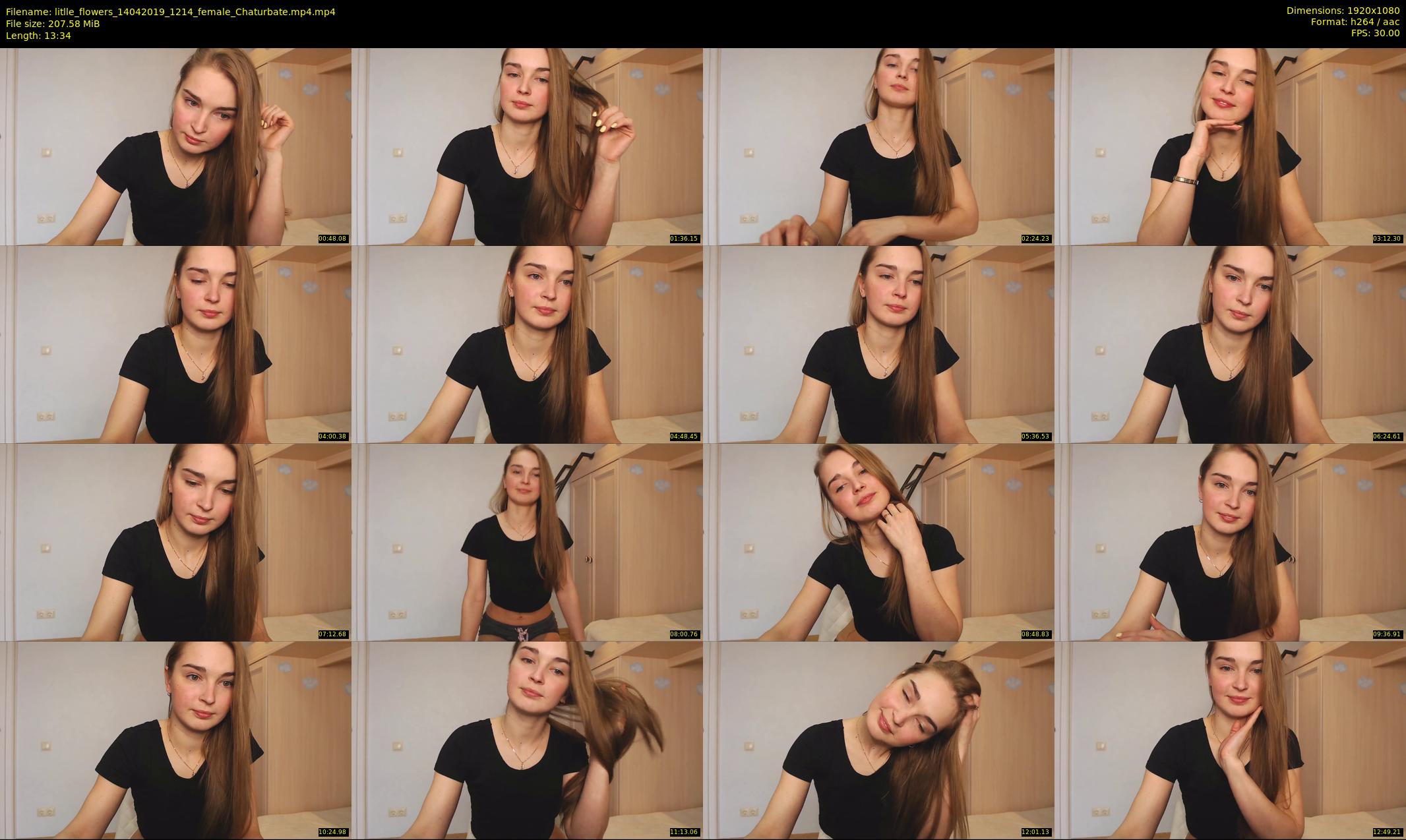 litlle_flowers — 14 minute Chaturbate female cam show recording, 1080p, Apr 14, 2019