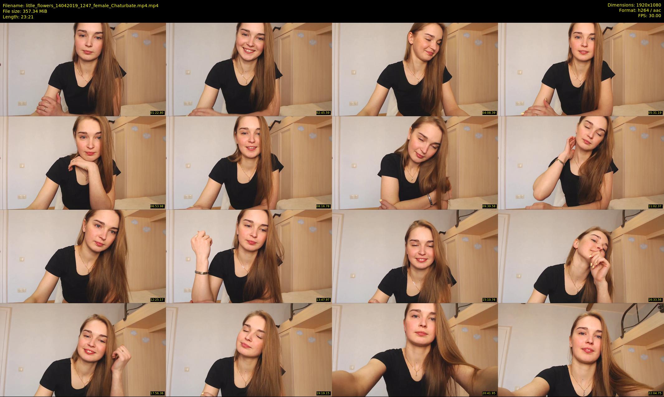 litlle_flowers — 24 minute Chaturbate female cam show recording, 1080p, Apr 14, 2019