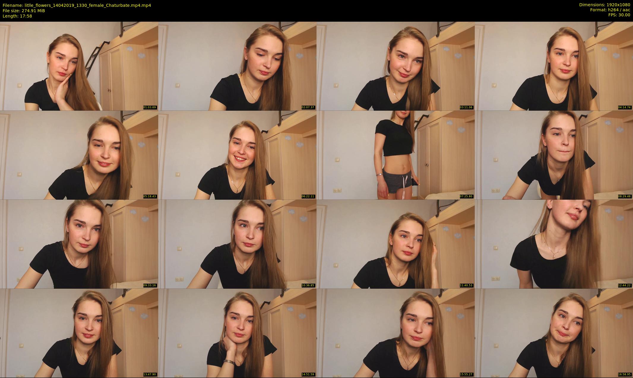 litlle_flowers — 18 minute Chaturbate female cam show recording, 1080p, Apr 14, 2019