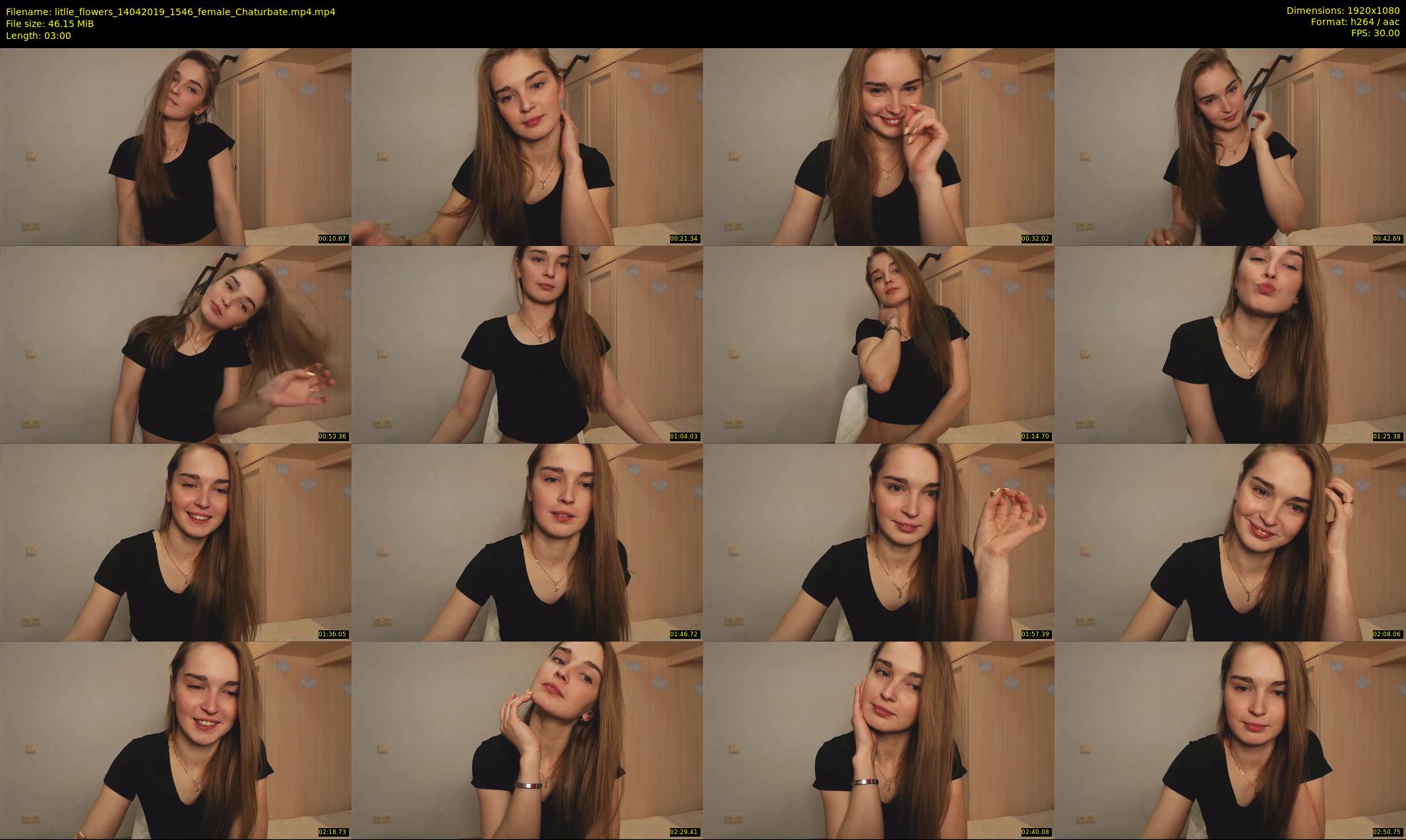 litlle_flowers — 3 minute Chaturbate female cam show recording, 1080p, Apr 14, 2019