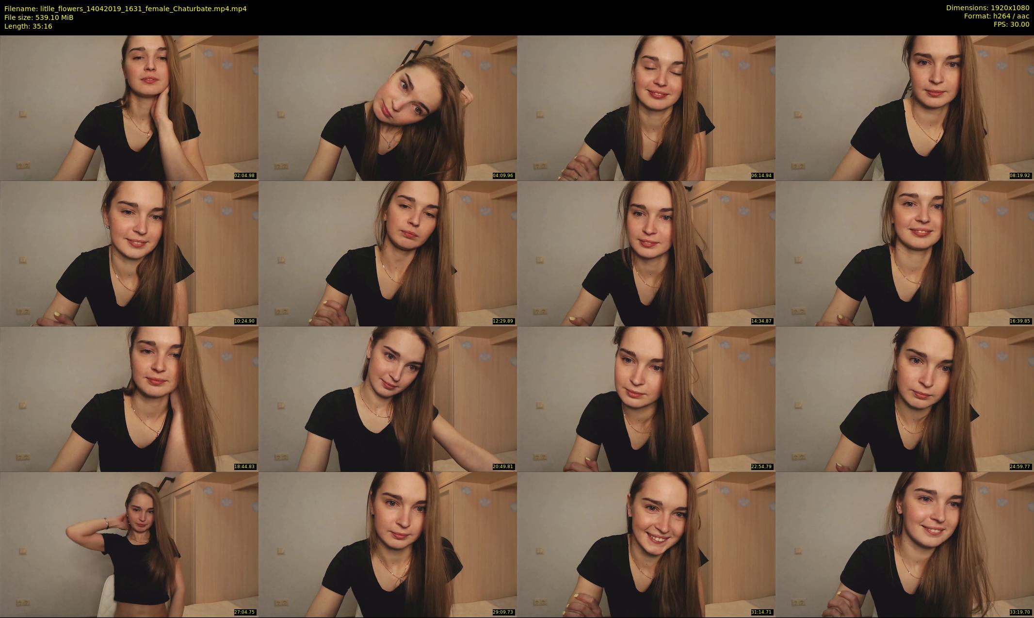litlle_flowers — 36 minute Chaturbate female cam show recording, 1080p, Apr 14, 2019