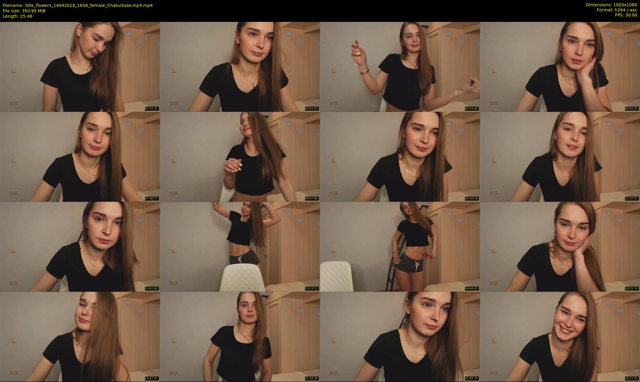 litlle_flowers — 26 minute Chaturbate female cam show recording, 1080p, Apr 14, 2019