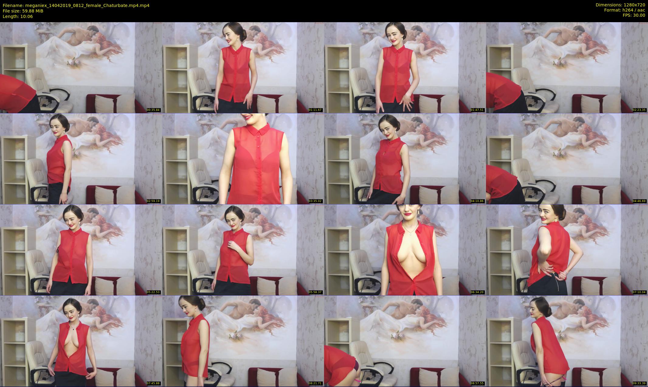 meganiex — 11 minute Chaturbate female cam show recording, 720p, Apr 14, 2019