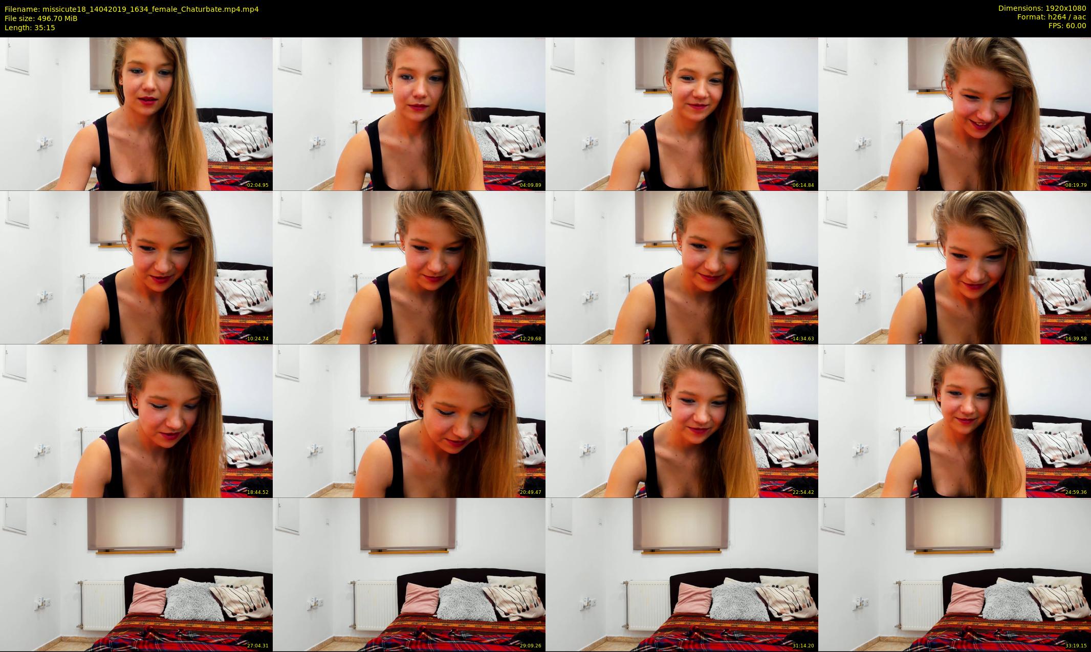 missicute18 — 36 minute Chaturbate female cam show recording, 1080p, Apr 14, 2019