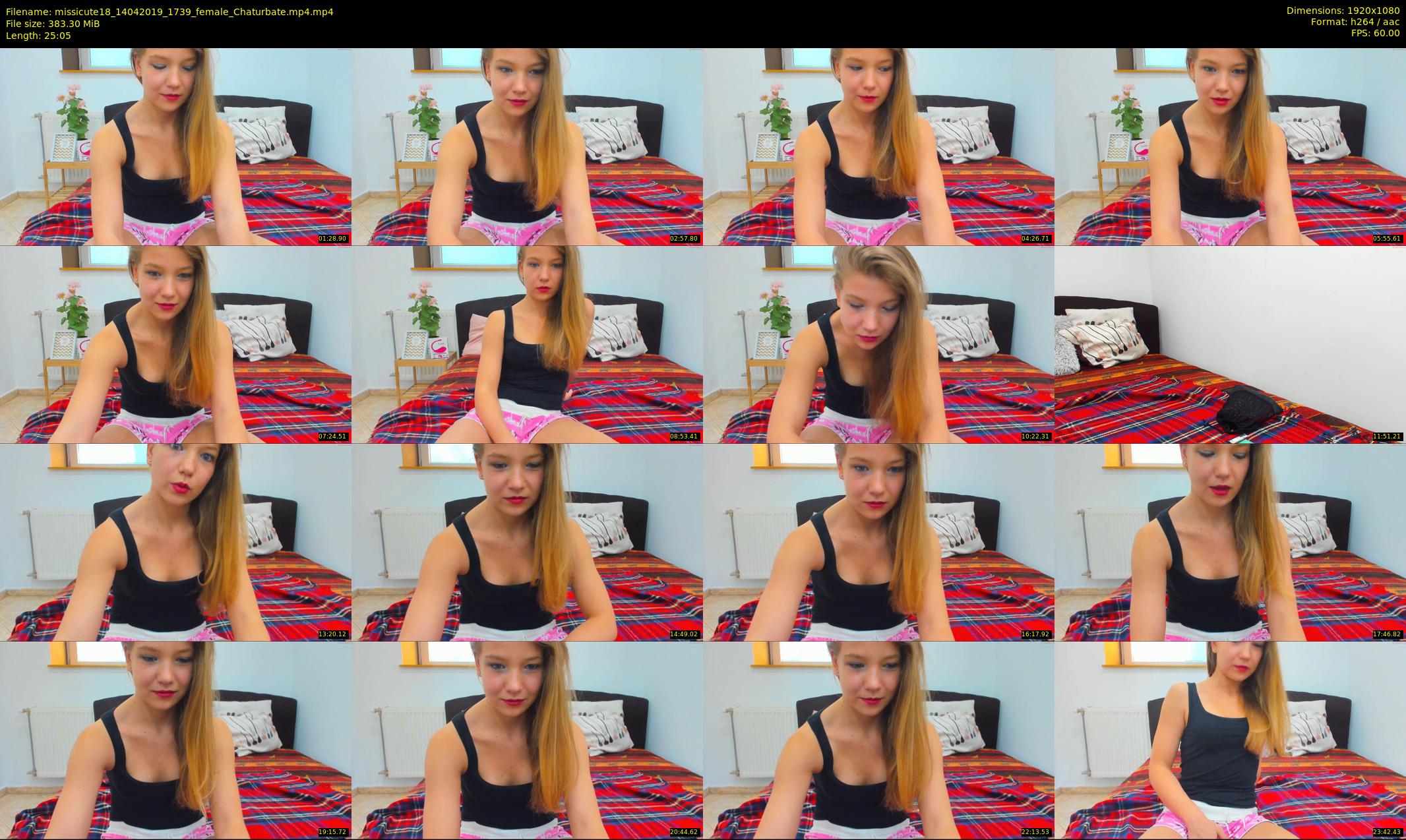 missicute18 — 26 minute Chaturbate female cam show recording, 1080p, Apr 14, 2019