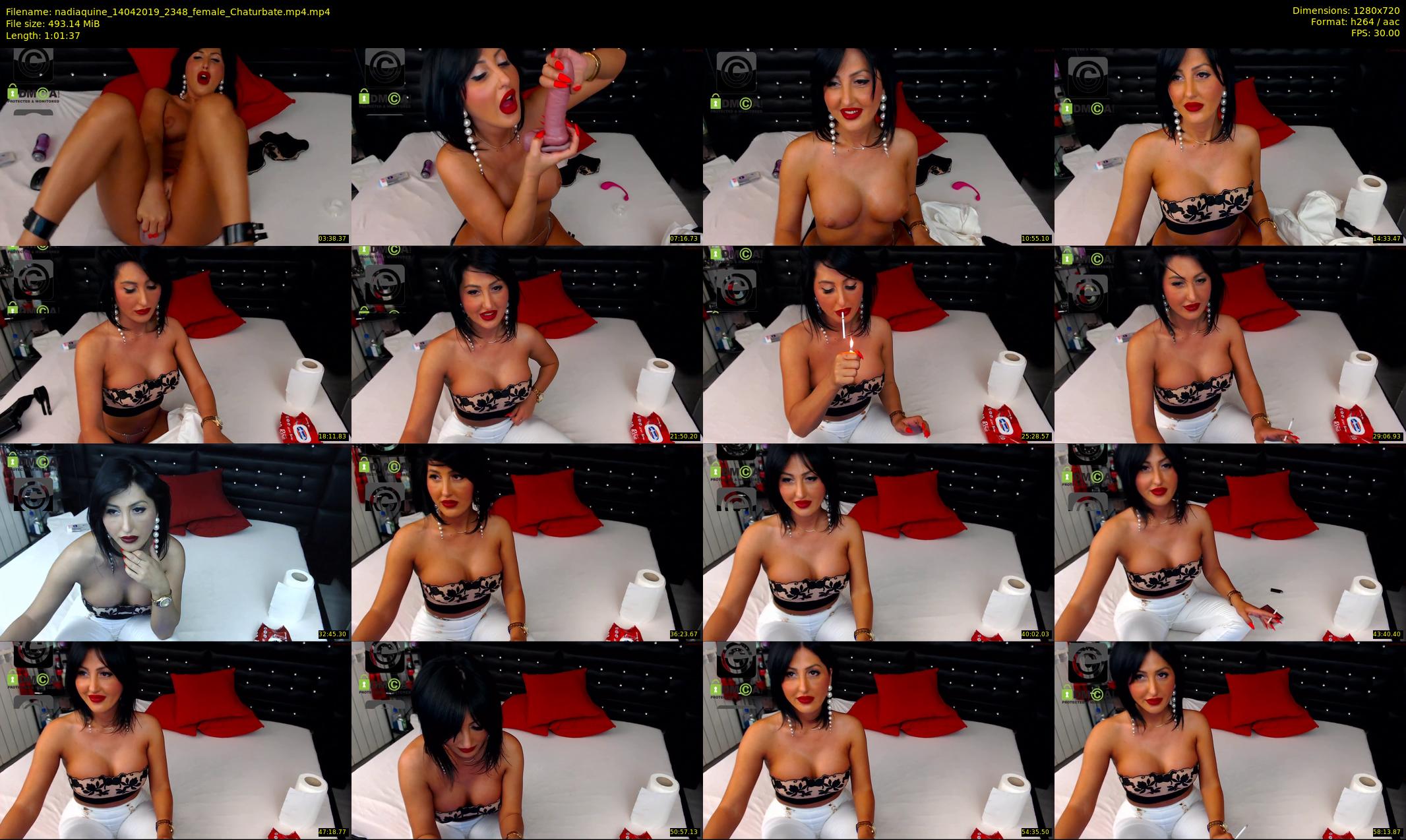 nadiaquine — 62 minute Chaturbate female cam show recording, 720p, Apr 14, 2019