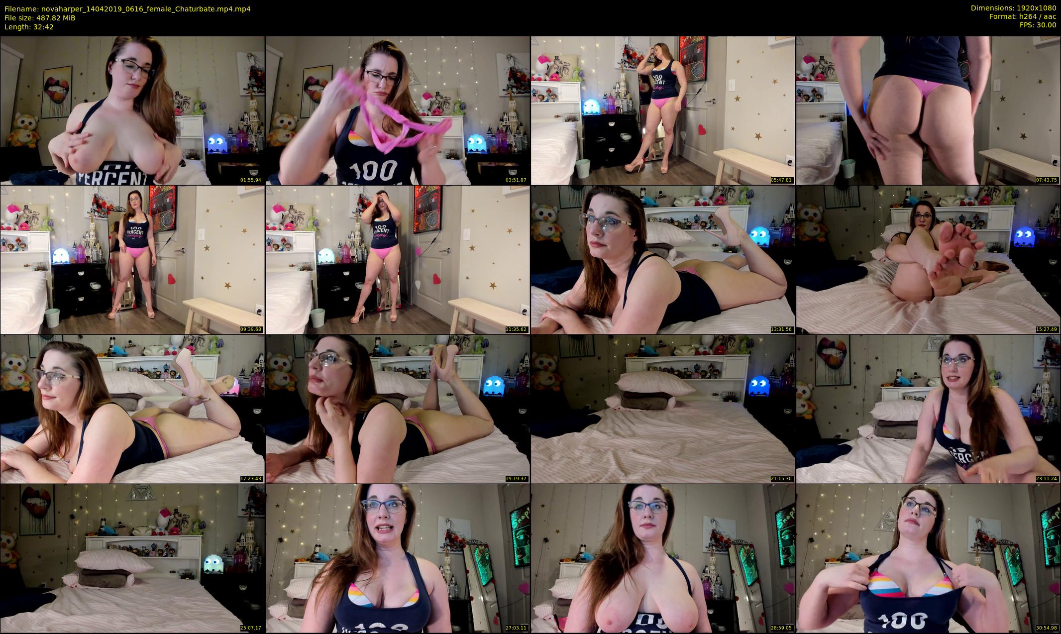 novaharper — 33 minute Chaturbate female cam show recording, 1080p, Apr 14, 2019