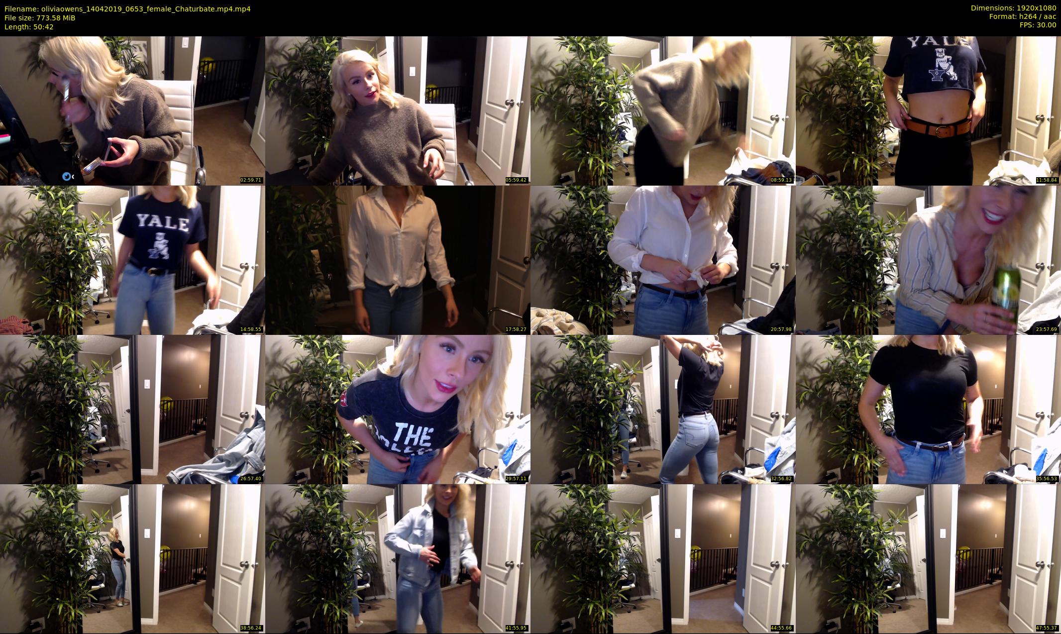 oliviaowens — 51 minute Chaturbate female cam show recording, 1080p, Apr 14, 2019