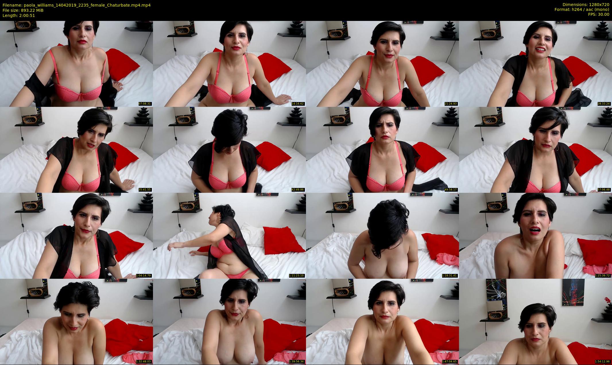 paola_williams — 121 minute Chaturbate female cam show recording, 720p, Apr 14, 2019