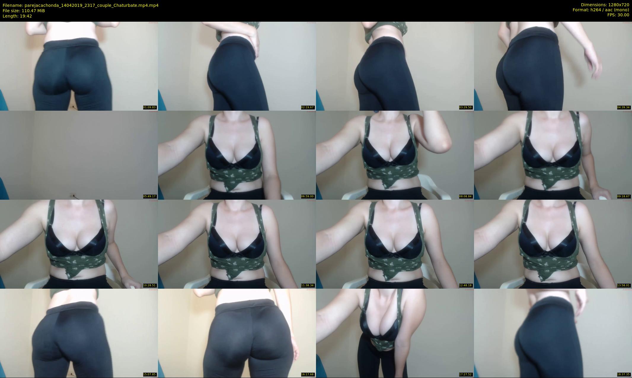 parejacachonda — 20 minute Chaturbate couple cam show recording, 720p, Apr 14, 2019