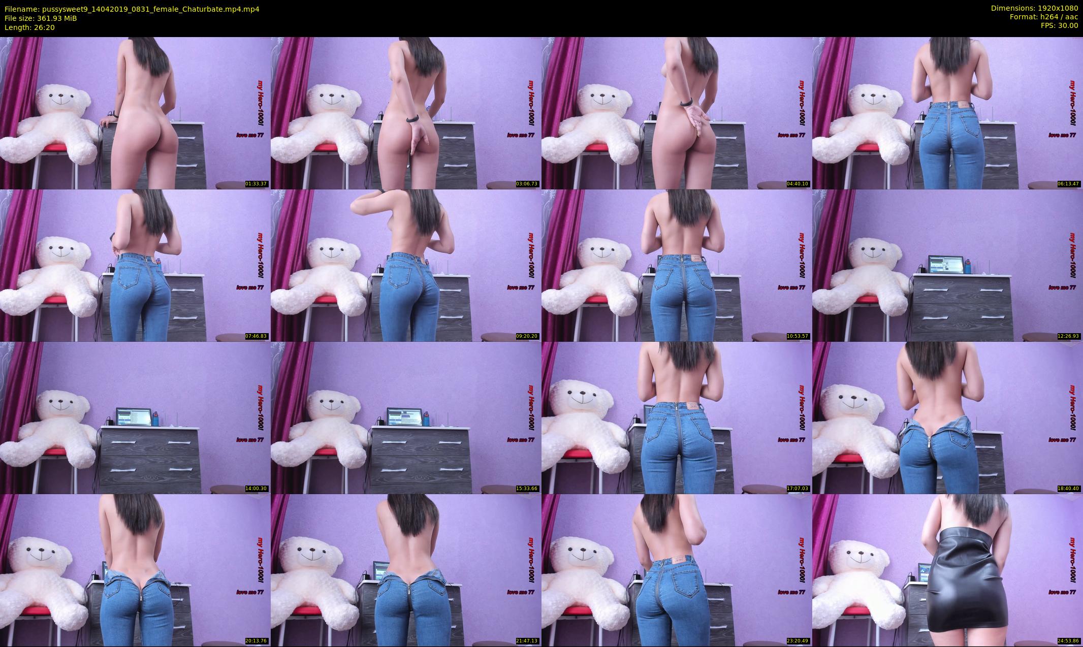 pussysweet9 — 27 minute Chaturbate female cam show recording, 1080p, Apr 14, 2019