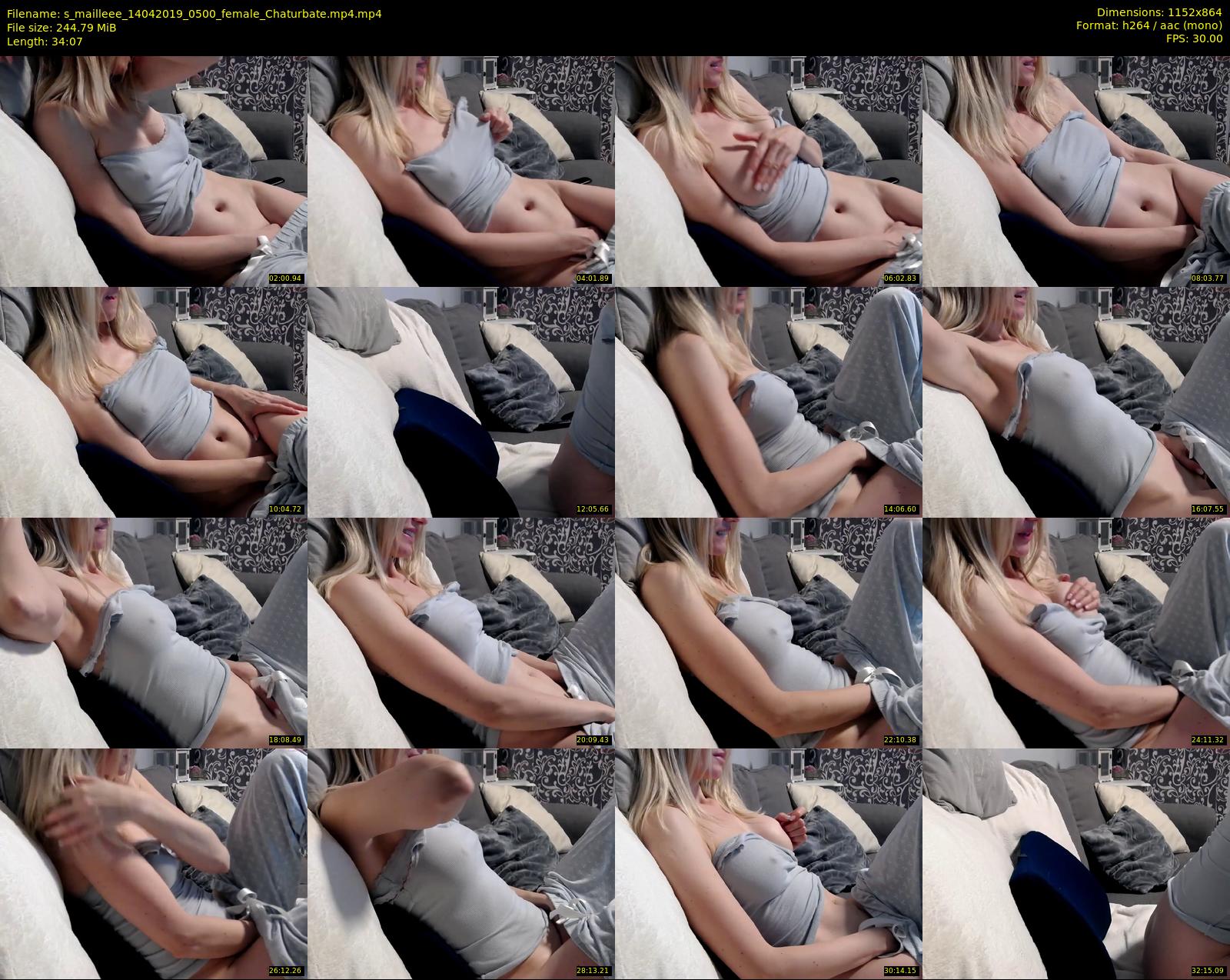 s_mailleee — 35 minute Chaturbate female cam show recording, 720p, Apr 14, 2019