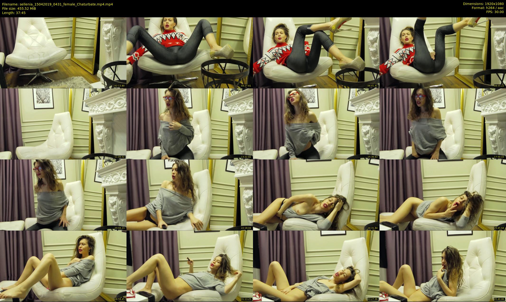 sellenia — 38 minute Chaturbate female cam show recording, 1080p, Apr 15, 2019