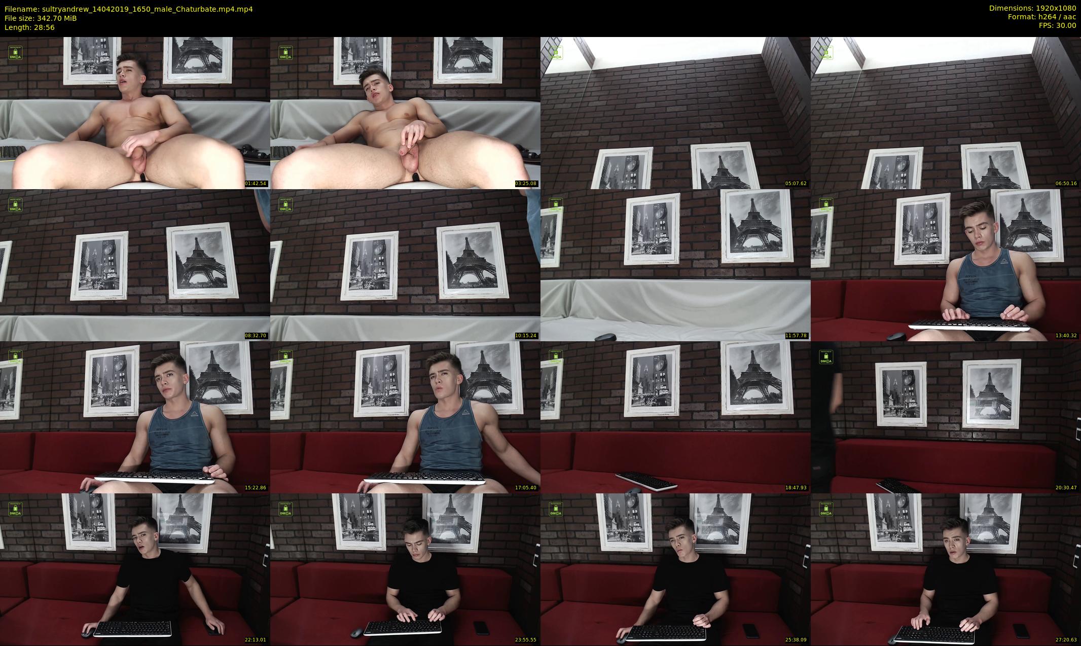 sultryandrew — 29 minute Chaturbate male cam show recording, 1080p, Apr 14, 2019