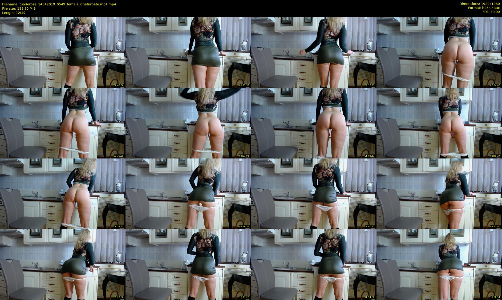 tunderose — 13 minute Chaturbate female cam show recording, 1080p, Apr 14, 2019