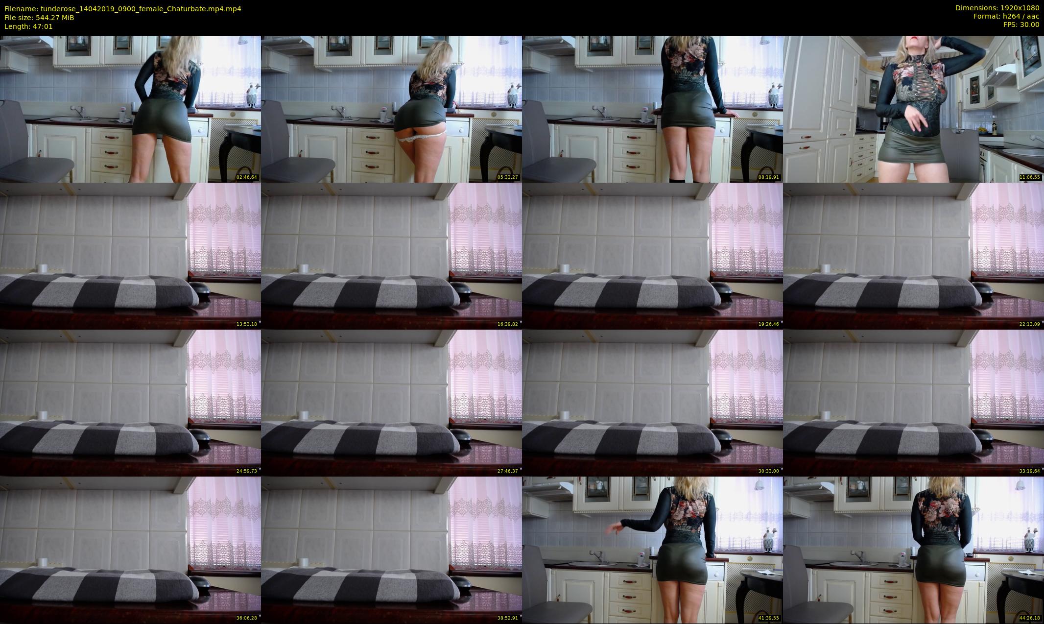 tunderose — 48 minute Chaturbate female cam show recording, 1080p, Apr 14, 2019