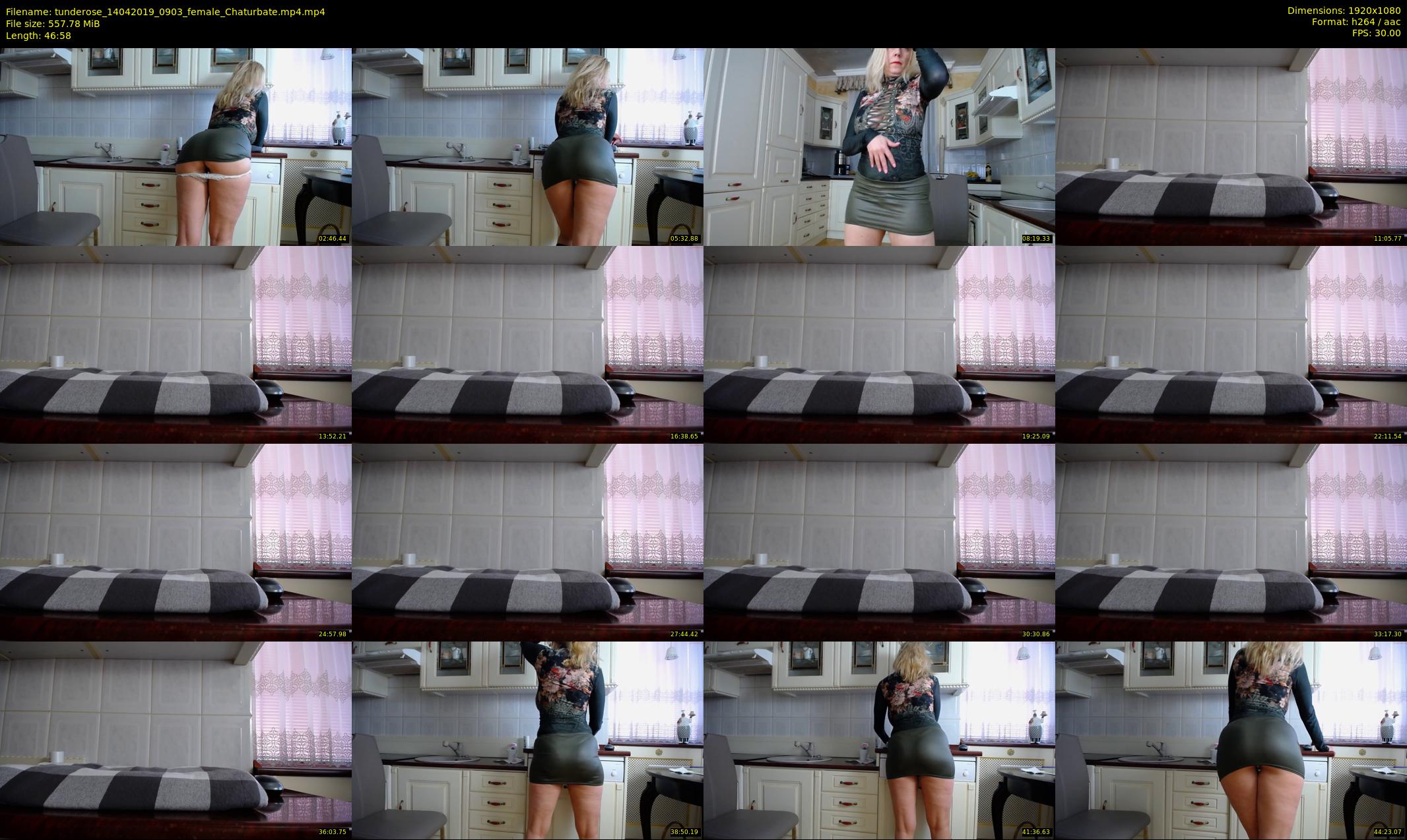 tunderose — 47 minute Chaturbate female cam show recording, 1080p, Apr 14, 2019