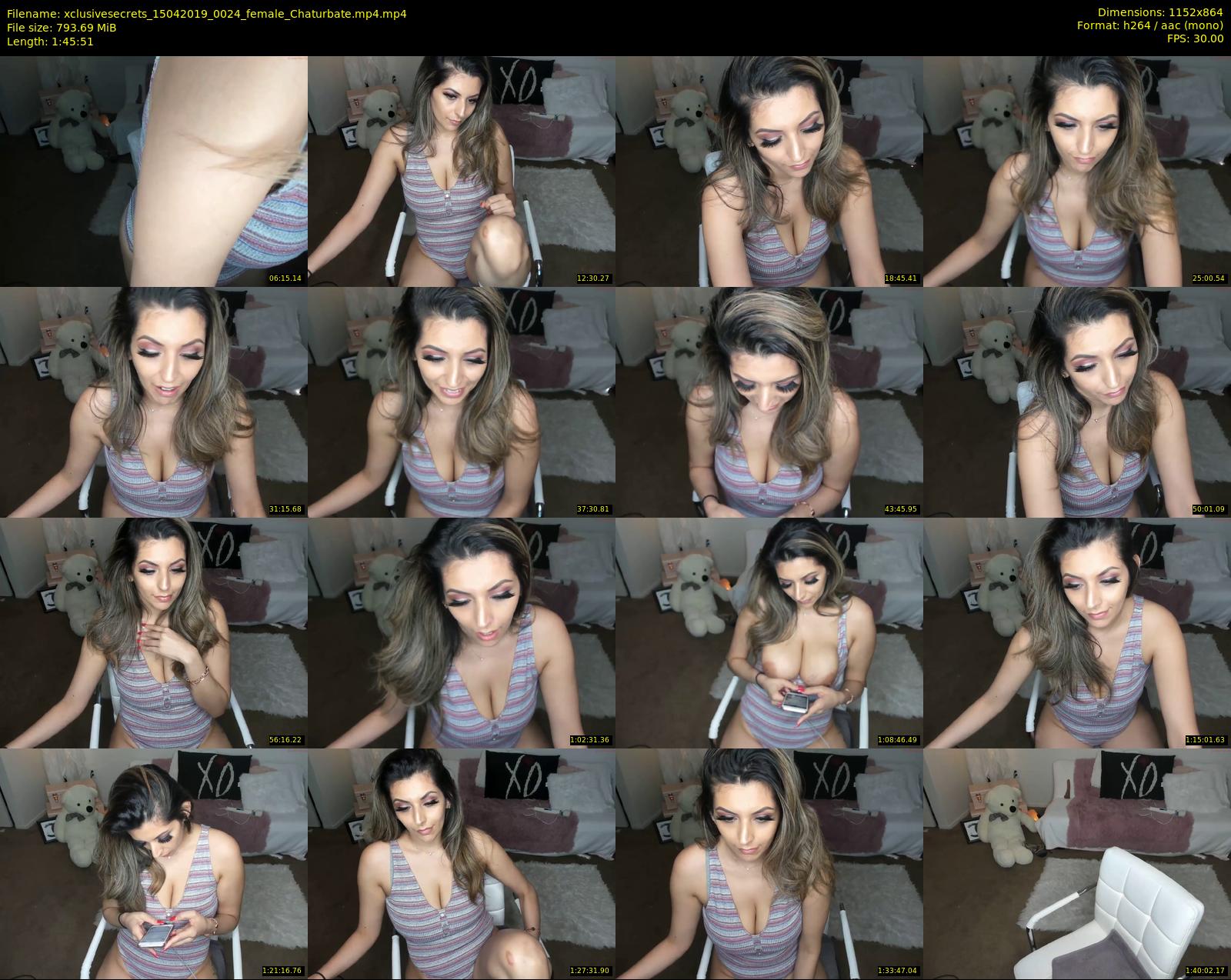 xclusivesecrets — 106 minute Chaturbate female cam show recording, 720p, Apr 15, 2019