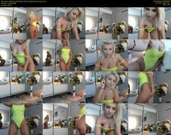 WetSelf — 10 minute MyFreeCams cam show recording, 480p, Apr 15, 2019