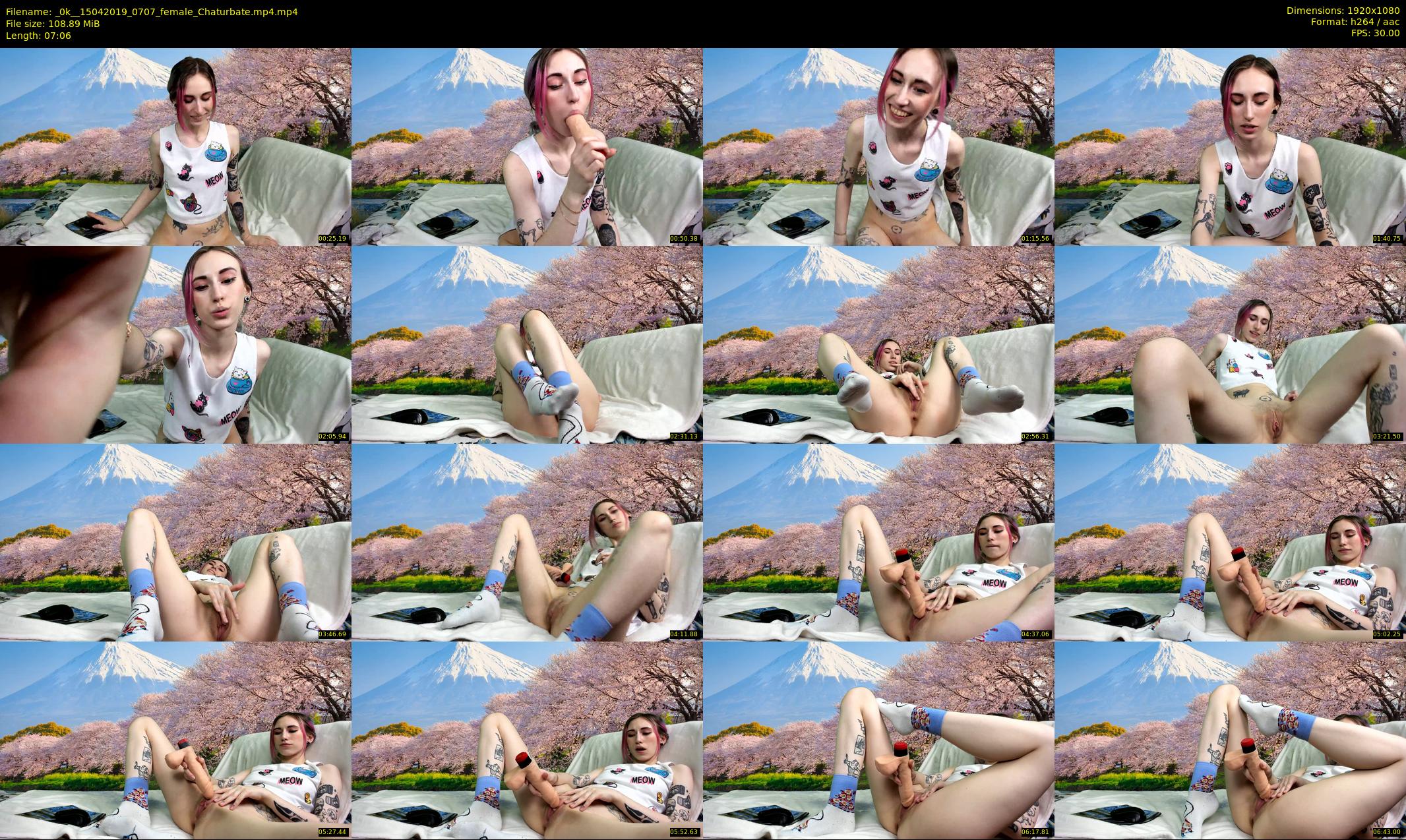 _0k_ — 8 minute Chaturbate female cam show recording, 1080p, Apr 15, 2019