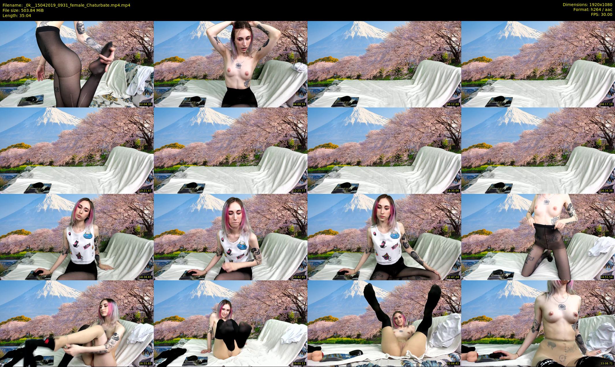 _0k_ — 36 minute Chaturbate female cam show recording, 1080p, Apr 15, 2019