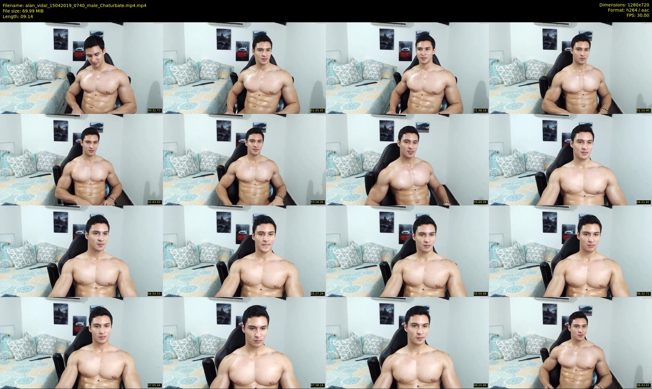alan_vidal — 10 minute Chaturbate male cam show recording, 720p, Apr 15, 2019
