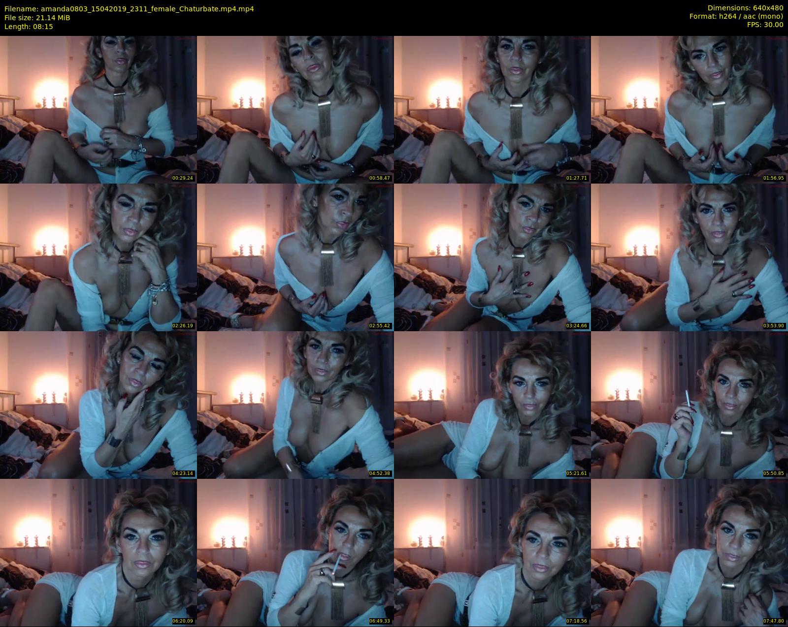 amanda0803 — 9 minute Chaturbate female cam show recording, 480p, Apr 15, 2019