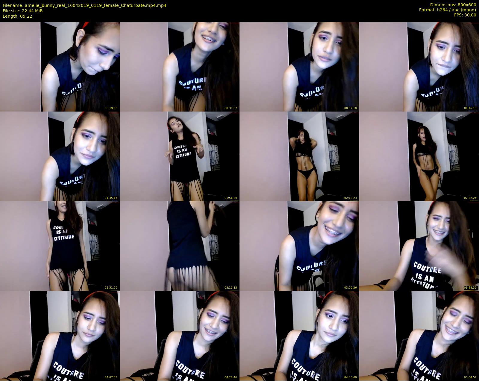 amelie_bunny_real — 6 minute Chaturbate female cam show recording, 480p, Apr 16, 2019