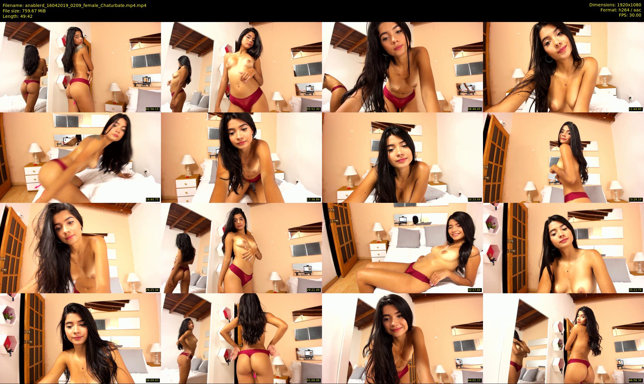 anablerd — 50 minute Chaturbate female cam show recording, 1080p, Apr 16, 2019